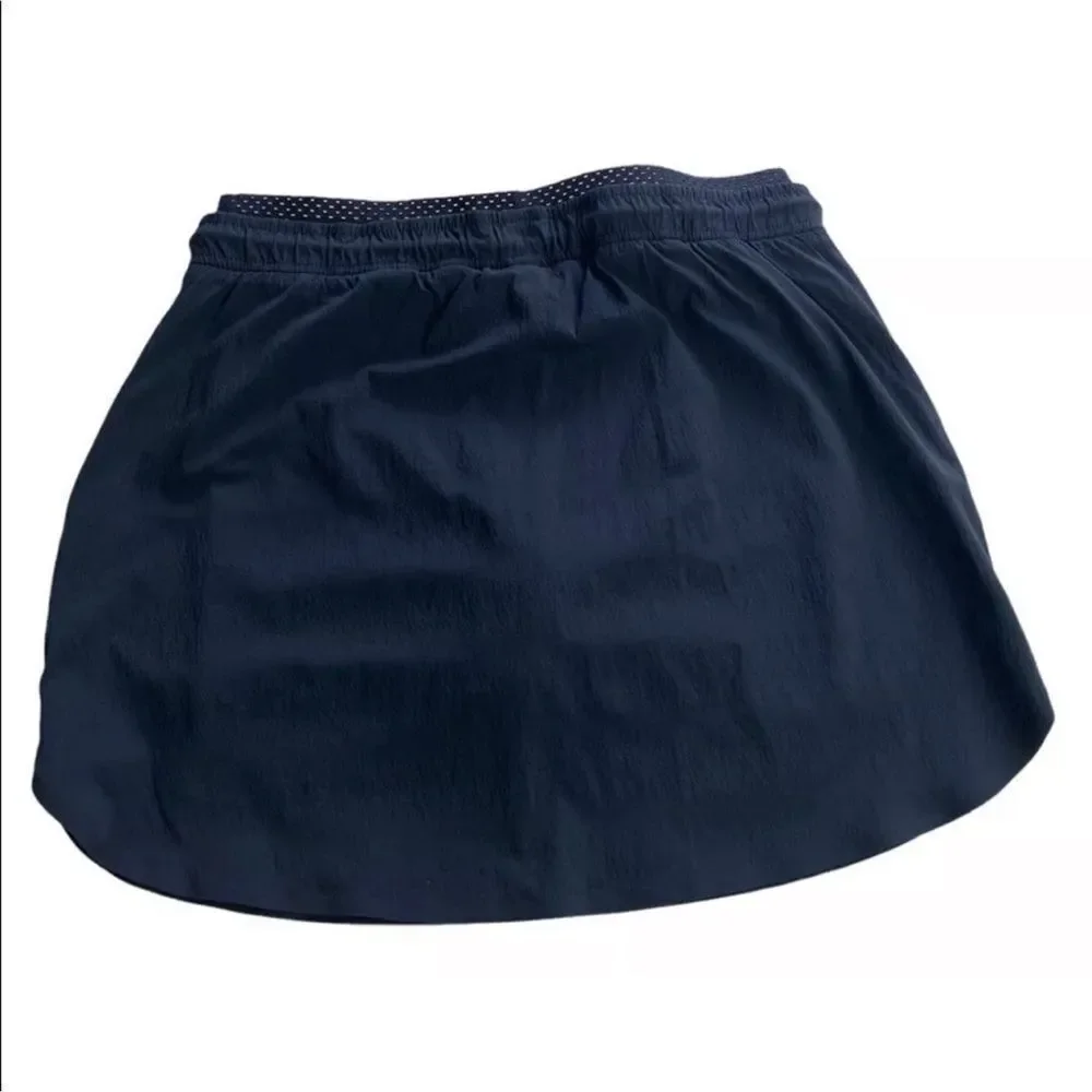 Athleta Trekkie Crest Skort Mesh Black 8